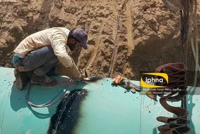 لوله گذاری آب شرب منطقه خرمشهر و آبادان