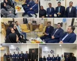بازدید مدیرعامل بیمه میهن از شعبه غرب تهران