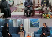 دیدارمدیر منطقه مرکزی با خانواده شهید نظارت مخابرات