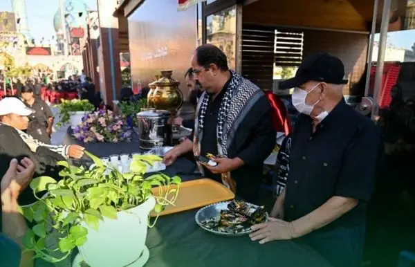 خدمات رسانی به عزاداران حسینی در موکب قدمگاه امامزاده صالح (ع)