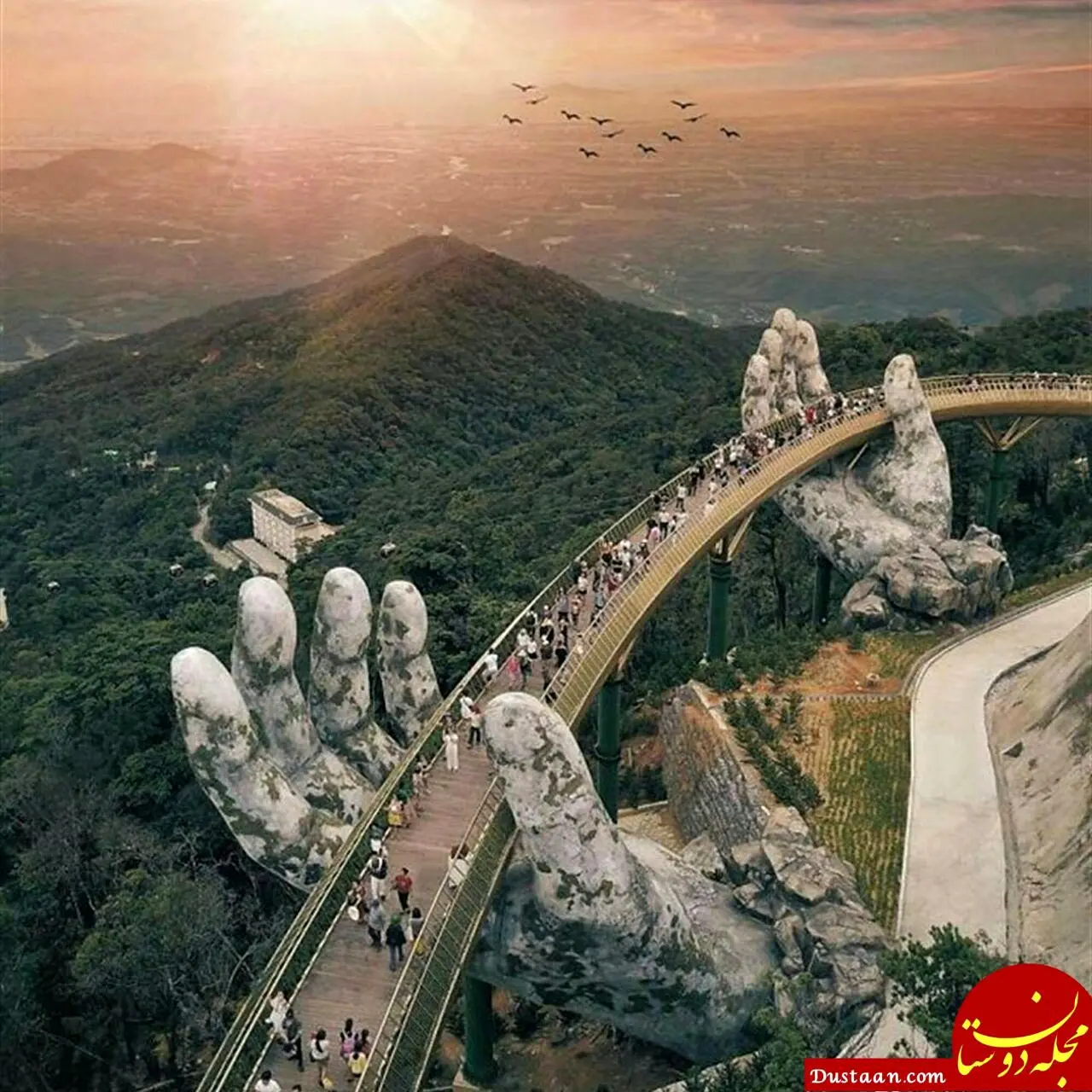 یکی از زیباترین پل های جهان! +عکس
