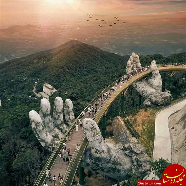 یکی از زیباترین پل های جهان! +عکس