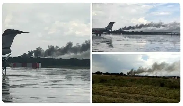 فوری/ سقوط یک فروند هواپیمای مسافربری + عکس