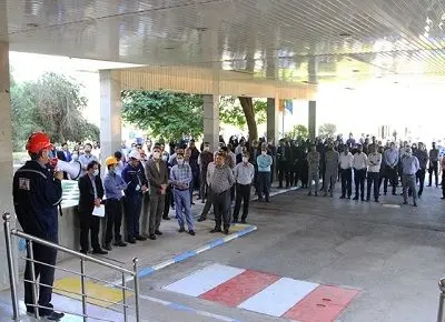 برگزاری تمرین واکنش در شرایط اضطراری توسط HSE مناطق نفت خیز جنوب

