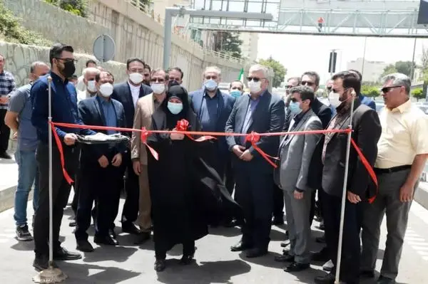 گشایش رمپ و لوپ بزرگراه آیت اله هاشمی رفسنجانی به بلوار شهید فرحزادی