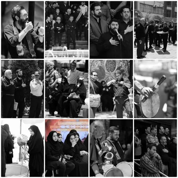 شور عزای سید وسالار شهیدان در اجتماع همکاران منطقه ۱۲