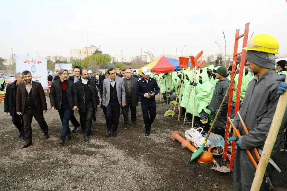 شش سایت برف روبی آماده خدمت رسانی به شهروندان