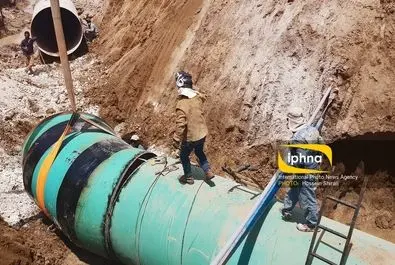 لوله گذاری آب شرب منطقه خرمشهر و آبادان