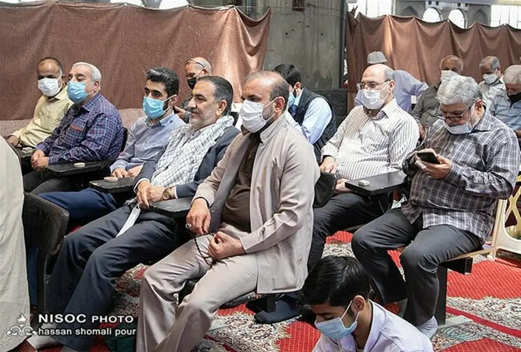 حضور مدیرعامل و کارکنان شرکت ملی مناطق نفتخیز جنوب در راهپیمایی روز قدس