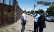 بازدید میدانی معاون پیشگیری از وقوع جرم دادگستری، معاون خدمات شهری و رییس اجراییات شهرداری اراک، از ورودی میدان فراهان