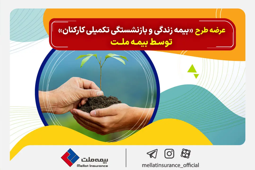 عرضه طرح «بیمه زندگی و بازنشستگی تکمیلی کارکنان» توسط بیمه ملت

