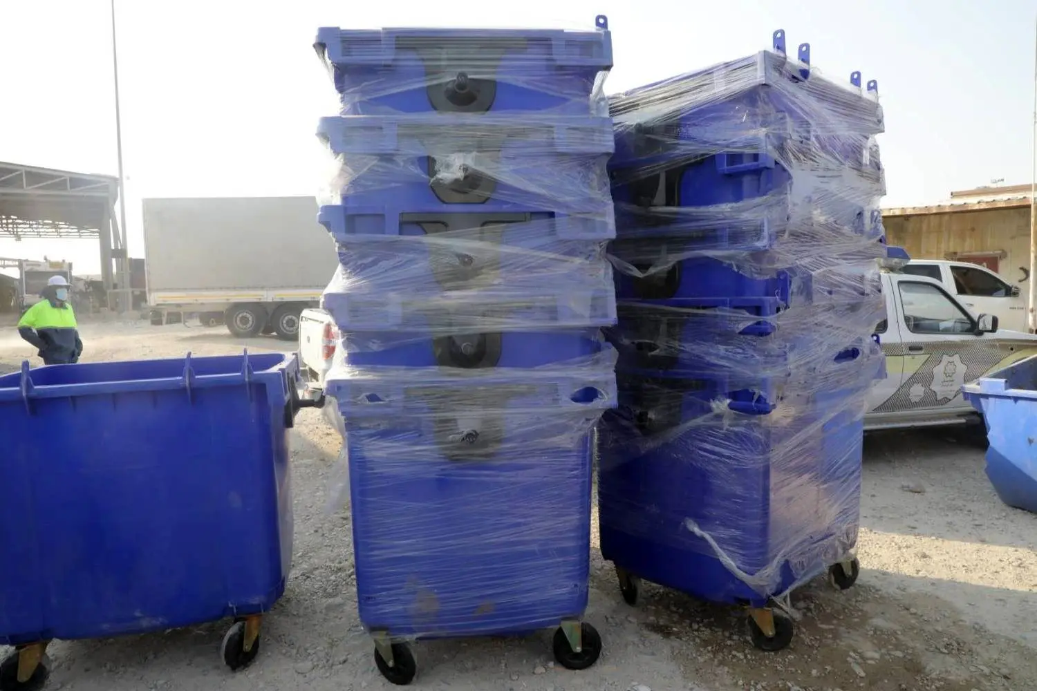 جانمایی  مخازن  پسماند در مسیر پیاده‌روی اربعین حسینی

