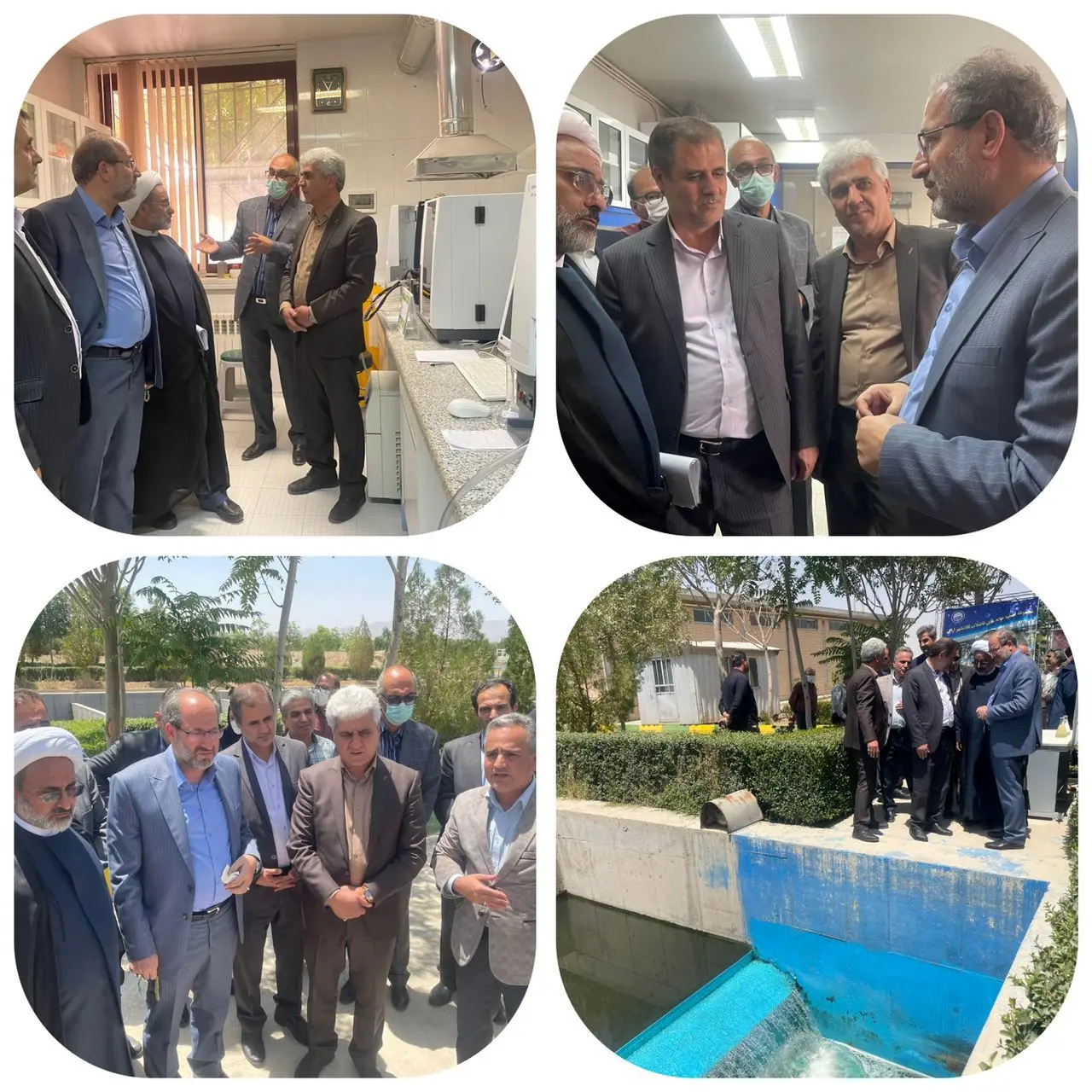 معاون حقوقی وزیر نیرو از تصفیه خانه فاضلاب کلانشهر اراک بازدید کرد