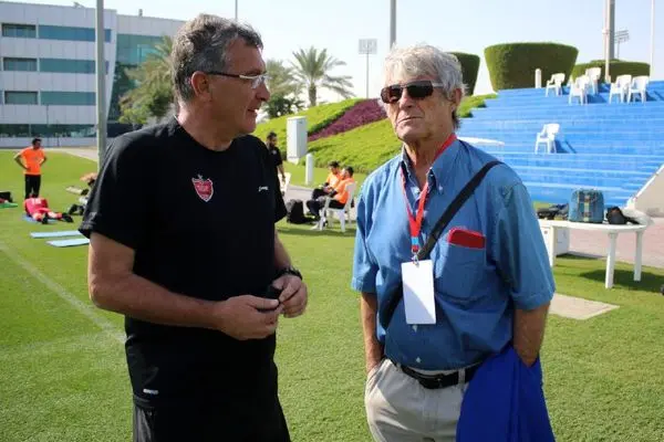 میلوتینوویچ تماشاگر ویژه تمرینات پرسپولیس