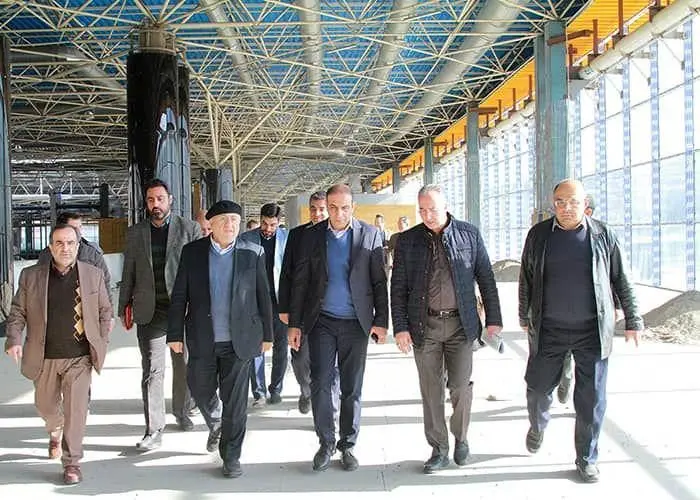 بازدید اعضای پارلمان شهری از پروژه احداث پایانه جدید شرق

