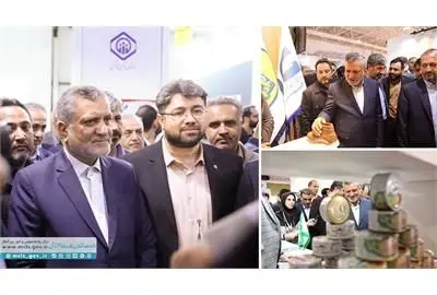 بازدید وزیر تعاون، کار و رفاه اجتماعی از نمایشگاه توانمندیهای صادراتی جمهوری اسلامی ایران