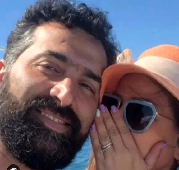 بهاره رهنما در آغوش شوهر جدیدش + عکس