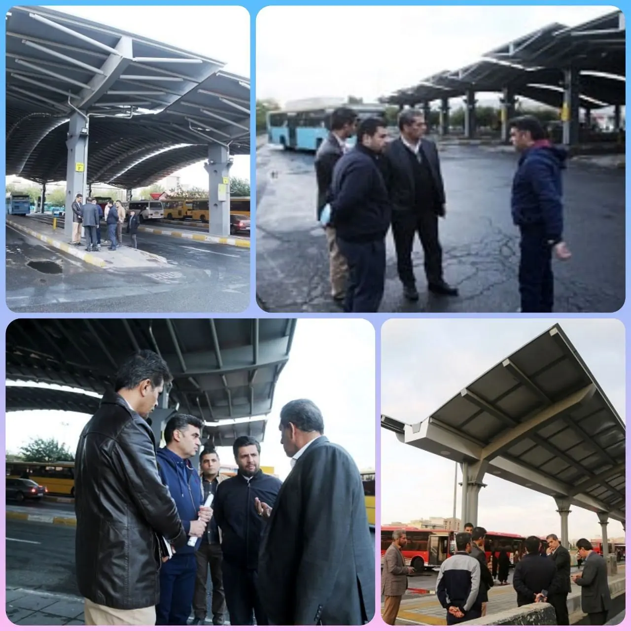 بازسازی پایانه های اتوبوسرانی و سرپناه های ایستگاه اتوبوس منطقه 15