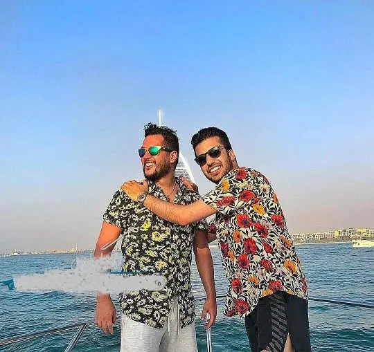 تفریح لوکس سیاوش خیرابی در دبی+عکس