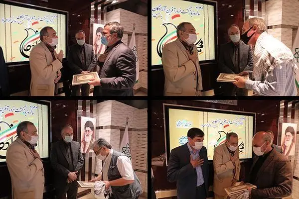  تقدیر از آزادگان شاغل در معاونت فنی و عمرانی

