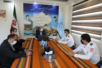 نشست رئیس سازمان آتش نشانی اراک با مدیرکل میراث فرهنگی و گردشگری در خصوص تأمین ایمنی بازار