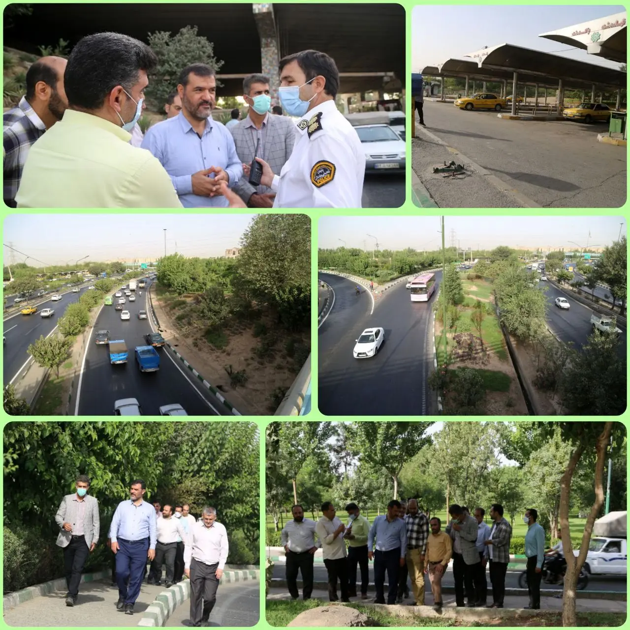 بهسازی و ایمن سازی میدان بسیج در منطقه 15