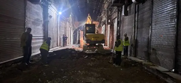 آغاز عملیات عمرانی پیاده راه تاریخی بازارچه امین‌السلطان در منطقه ۱۲