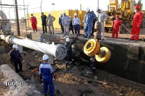 عملیات تعمیرات اساسی خط لوله انتقال نفت چشمه خوش پایان یافت