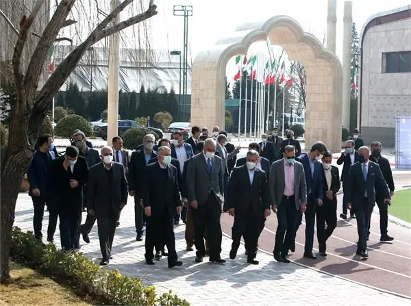 بازدید مسئولین کمیته ملی المپیک و فدراسیون های ورزشی عراق از آکادمی ملی المپیک