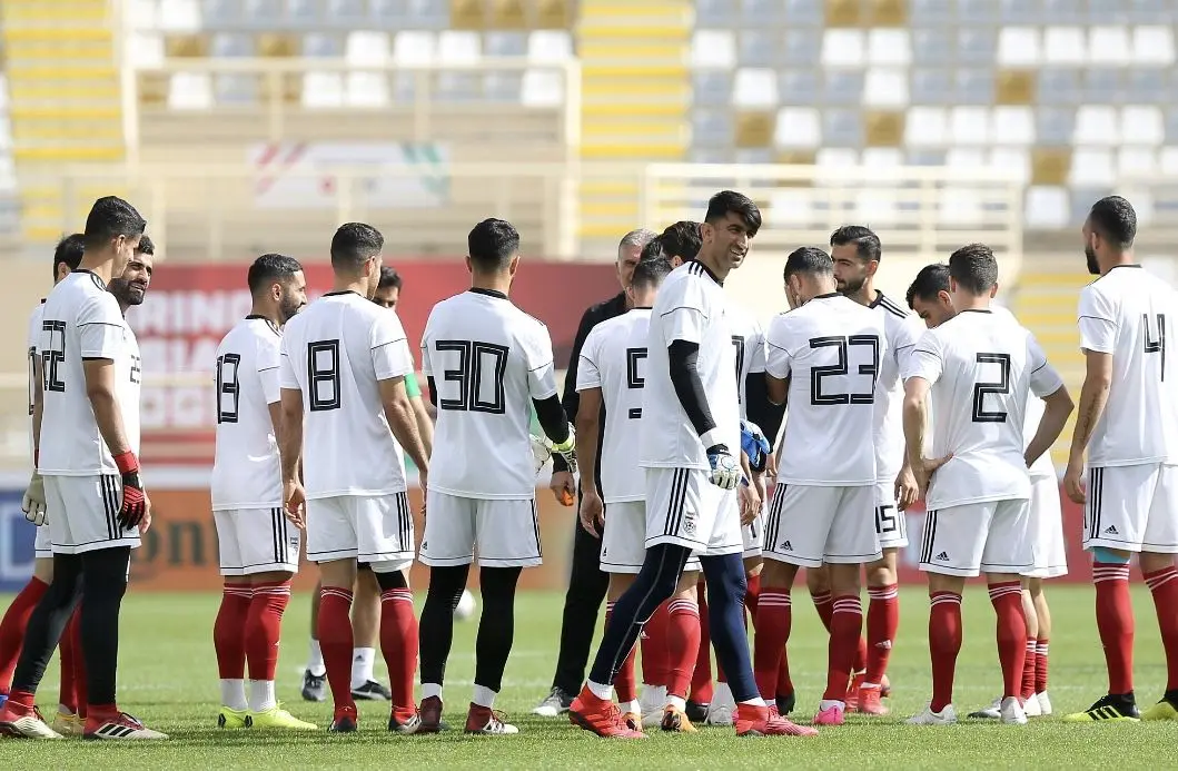 گزارش تصویری از تمرین تیم ملی فوتبال