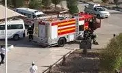 مانور اطفاء حریق در ساختمان اداری بندر چوئبده برگزار شد 

