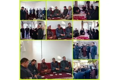 دیدار نماینده وزیر تعاون، کار و رفاه اجتماعی با خانواده جانباخته حادثه معدن دامغان