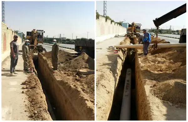 تقویت فشار آب در سازمان آرامستان ، اداره پزشکی قانونی و کوی ولی آباد و صالح آباد