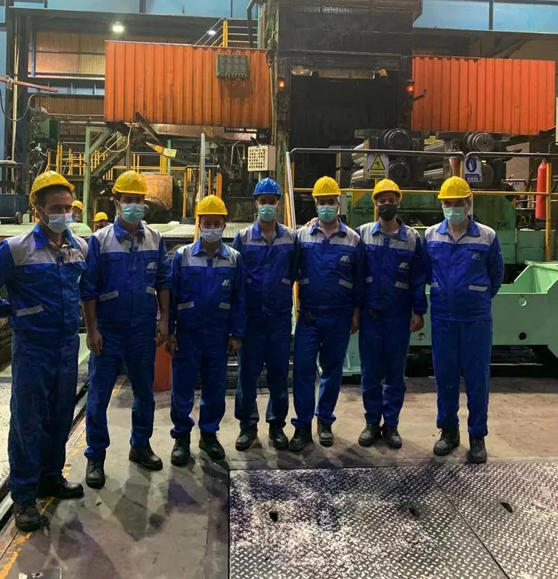 عبور از مرز تولید ماهانه ۲۱ هزار و ۷۶ تن ورق فولادی در شرکت فولاد امیرکبیر کاشان

