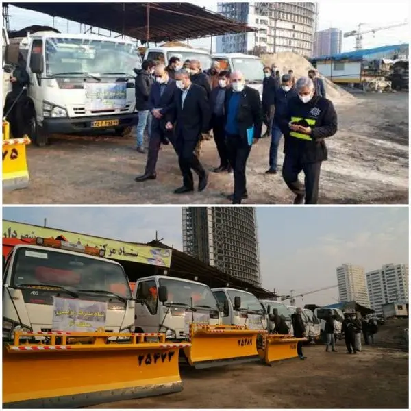 ابراز رضایت معاون خدمات شهری شهرداری از ساماندهی سایتهای برفروبی سازمان پسماند 