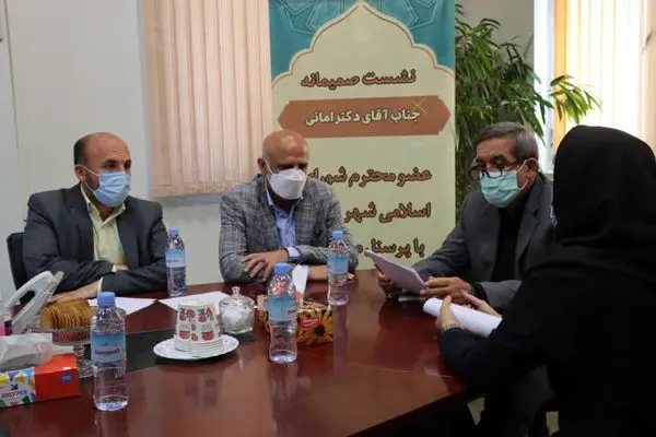 دیدار عضو شورای اسلامی شهر تهران با کارکنان منطقه