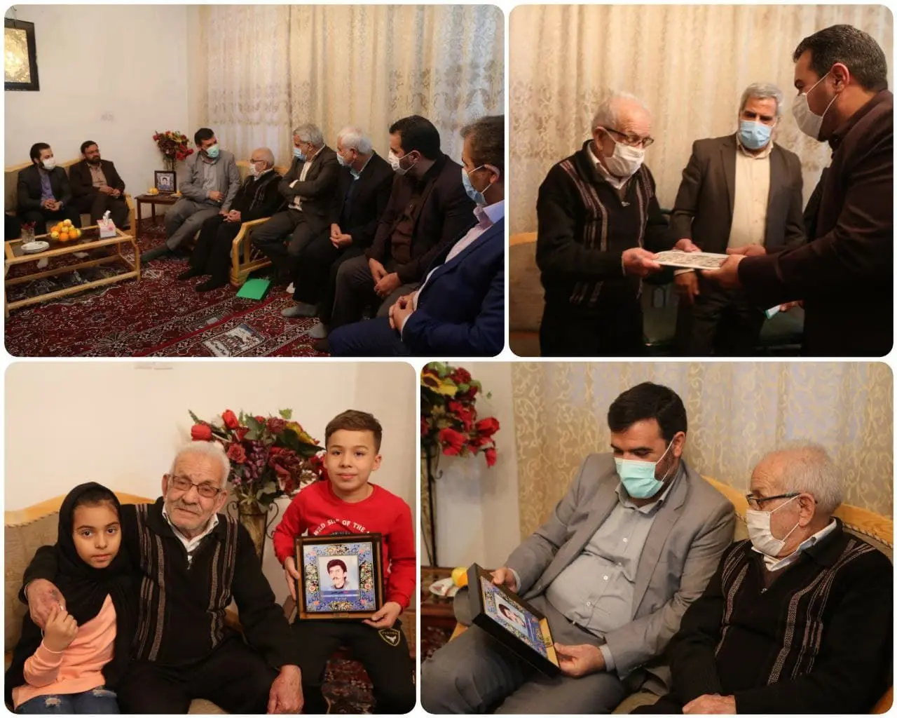 دیدار شهردار منطقه 15 با خانواده معظم شهید جاویدالاثر مجتبی طاهری