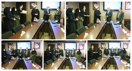 تقدیر از اعضای شورای فرهنگی و دینی شرکت آب و فاضلاب استان مرکزی برای کسب رتبه" شایسته تقدیر ویژه" کشوری