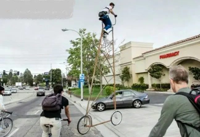 دوچرخه 5 متری برای تردد در شهر+عکس