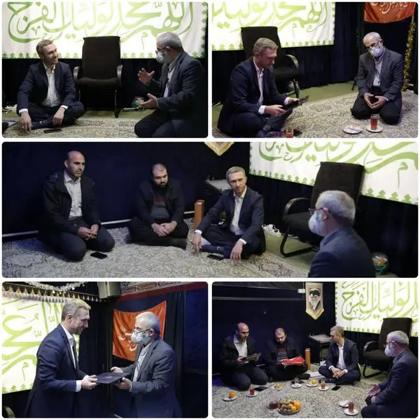 شهردار منطقه ۲۱ با جانباز سرافراز بیژن محمودی دیدار کرد