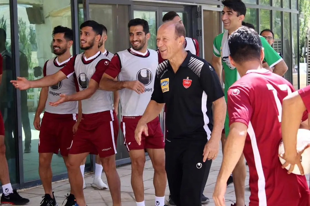 گزارش تصویری از تمرین پرسپولیس در تبریز