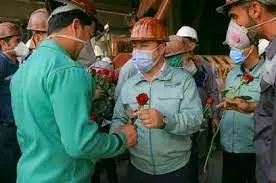 بازدید مدیرعامل فولاد هرمزگان از نواحی مختلف شرکت