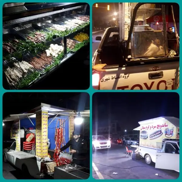 اجرای طرح ساماندهی بساط گستران در منطقه9