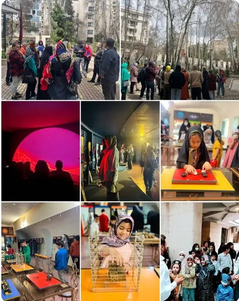 استقبال گردشگران نوروزی از مرکز علوم و ستاره شناسی تهران