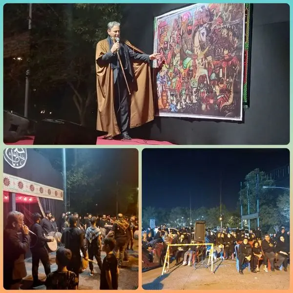  اجرای مراسم تعزیه خوانی و بازسازی واقعه عاشورا در جنوب شرق تهران