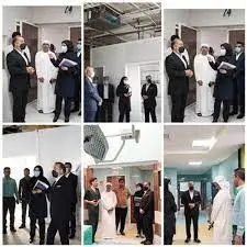 بازدید رییس شورای راهبردی پتروشیمی پارس از بیمارستان شهید سلیمانی چاه مبارک