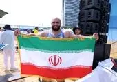 کسب نخستین مدال کاروان ایران توسط عجمی در پرتاب وزنه