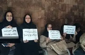 تجمع فرهنگیان مقابل وزارت آموزش و پرورش + عکس