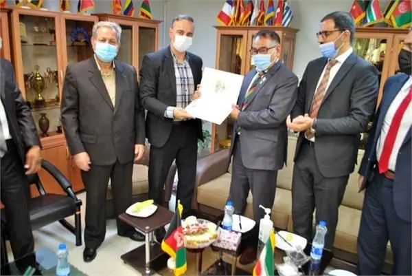 دیدار نایب رئیس و دبیرکل کمیته ملی المپیک افغانستان با مسئولان فدراسیون کونگ فو