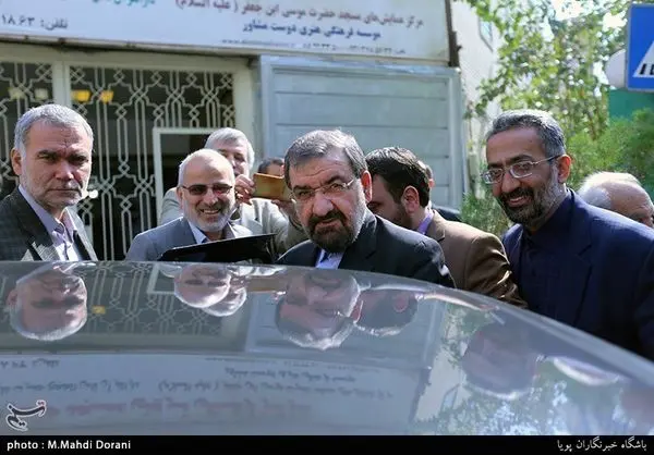 خودروی محسن رضایی/عکس